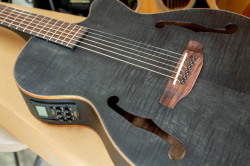 ARIA FET-F2 STBK Fホール エレアコ サテン ブラック 黒 Satin Black