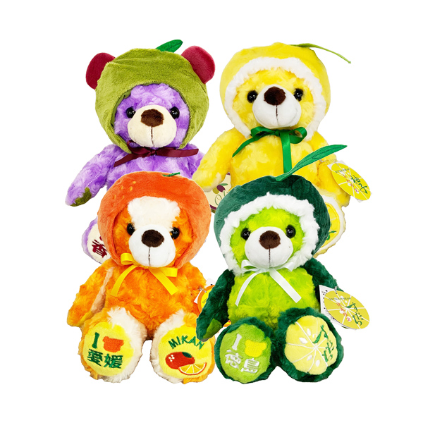 あつめてかわいい♡大人気ご当地ベアの四国のモチーフを取り入れ