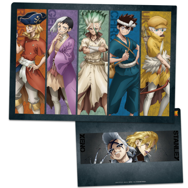 Dr．STONE クリアファイル 千空&ゲン&龍水&クロム&羽京&ゼノ