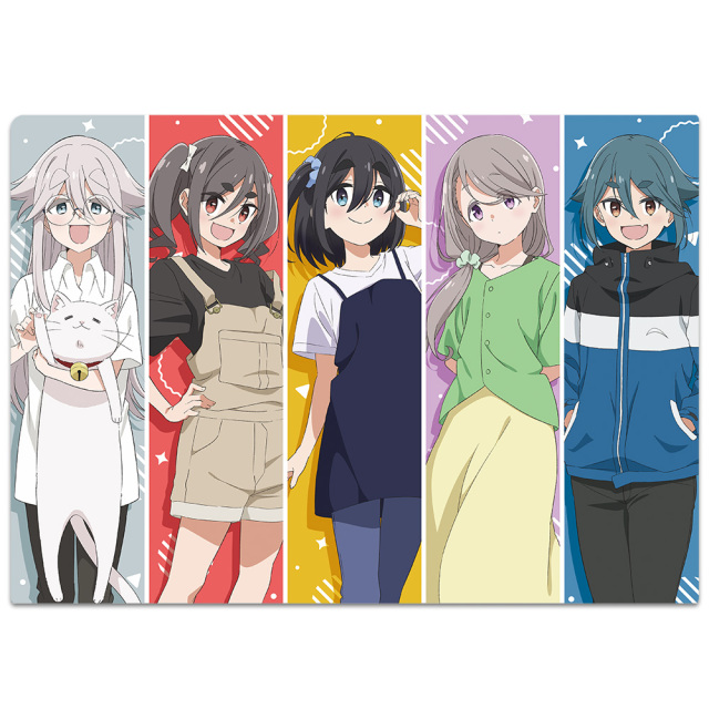 TVアニメ「mono」 クリアファイル さつき、アン、桜子、春乃＆たい