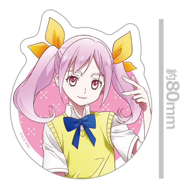 もめんたりー・リリィ ダイカットステッカー 吉野さざんか