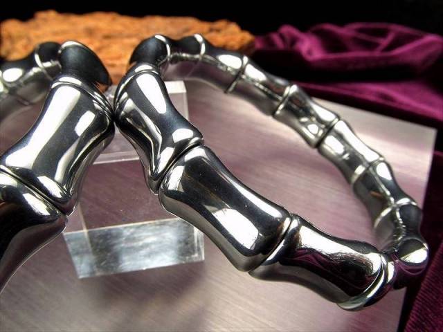 テラヘルツ鉱石 バングル ブレスレット タイプE 幅約12mm 話題の 高