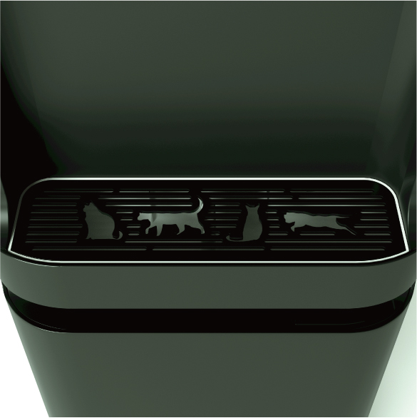 にゃんモデル きせかえセット（目皿：黒） | コスモウォーター会員さま