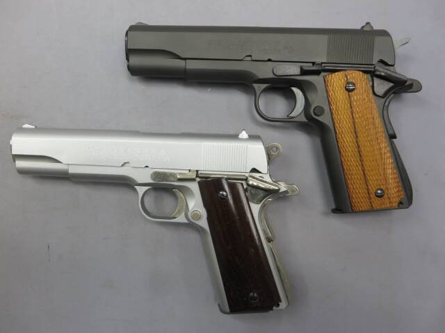 MGC】 コルト ガバメントMK4シリーズ70 ブラック＆シルバー 2挺セット