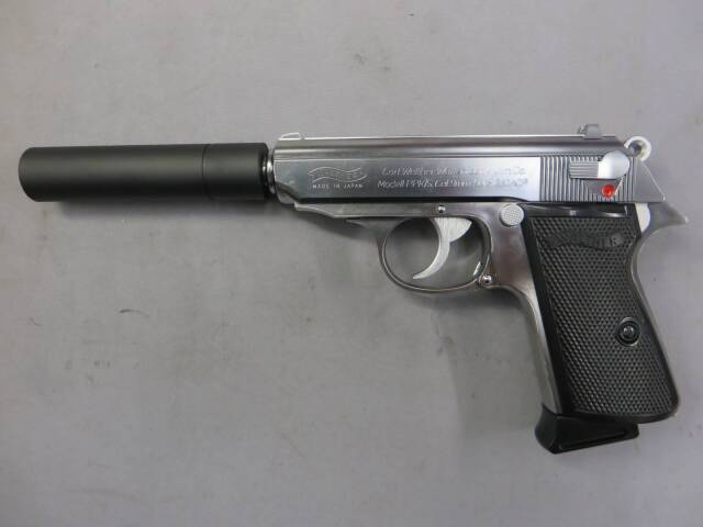 マルゼン】ワルサー ニューPPK/S ステンレスモデル・クラシック