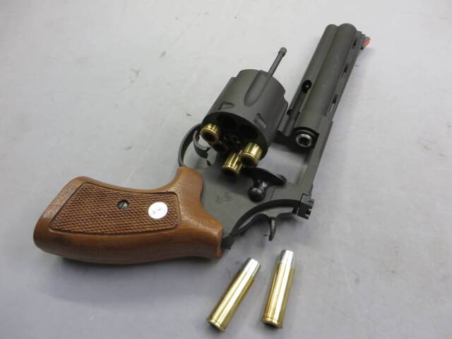 マルシン】コルトアナコンダ 6in ブラック HW 6mmBB・木製グリップ X