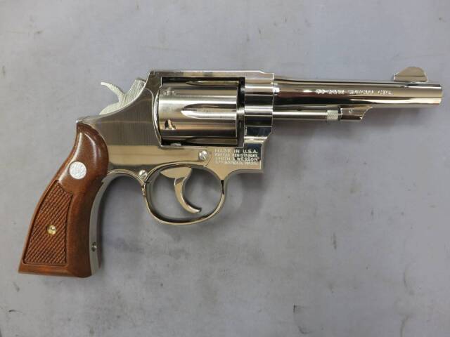 タナカ】S&W M10 ミリタリー＆ポリス 4in ニッケル Ver.3