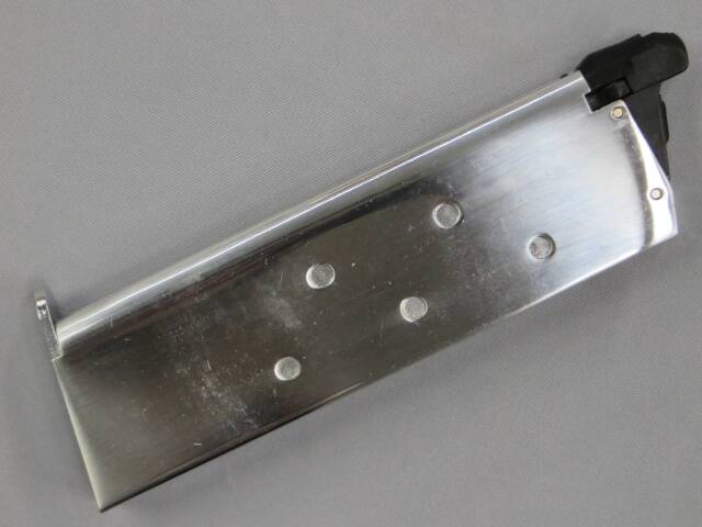 東京マルイ】ガバメント用 クロームステンレス スペアマガジン