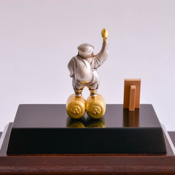 送料無料】 銀製 大黒天 35g / 武比古 恵比寿 大黒 宝船 置物 幸運