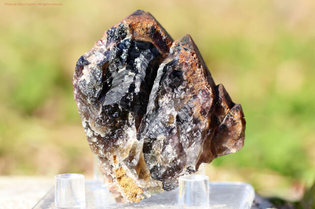 ピンク＆グリーントルマリン原石/ルベライトトルマリン(C376)