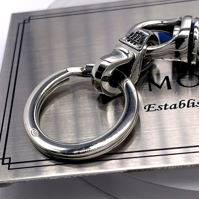 メカニカルメンズシルバーキーリング KC-04-SV