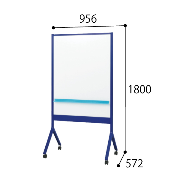 プラス PLUS パーティションホワイトボード ブラックフレームタイプ
