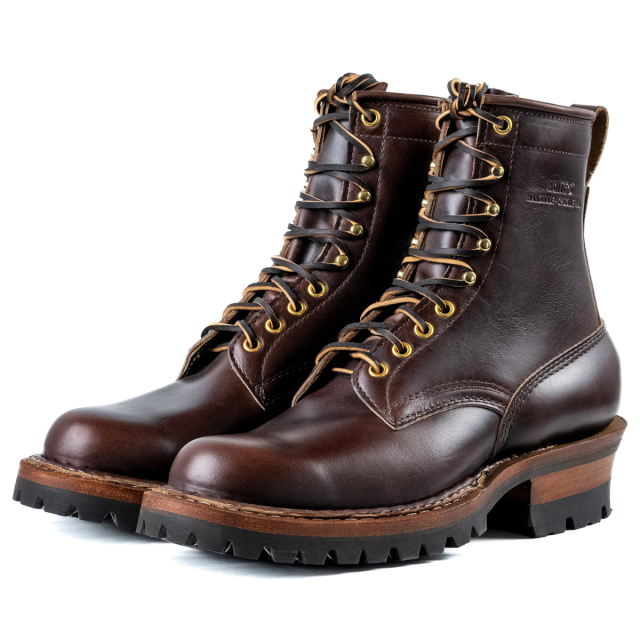 ホワイツ] WHITE'S BOOTS 375V スモークジャンパー7丈 ブラウン クロム