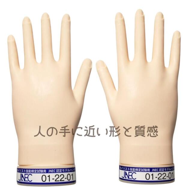 ネイリスト検定 練習 ハンド JNEC認定 滝川 STモデルハンドセット 右手