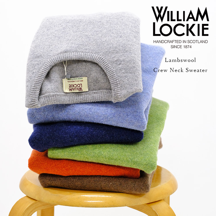 William Lockie ウィリアムロッキー Crew Neck Sweater クルーネック