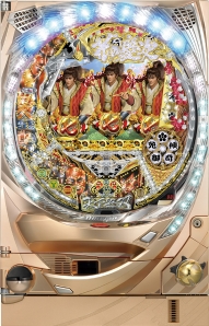 ニューギン CR花の慶次～愛H‐VG 中古パチンコ実機 [枠名：KAZE] [4ch