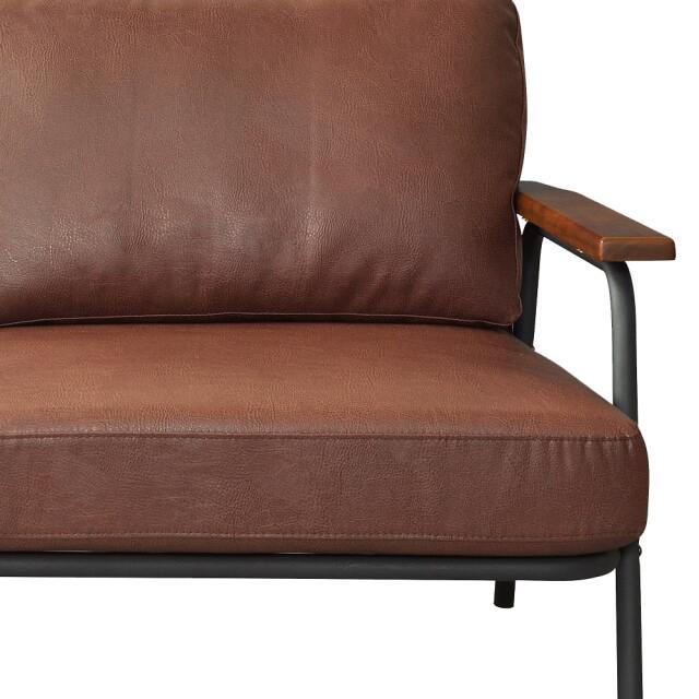 ソフトレザー1人掛けソファ｜北欧ヴィンテージ家具アンバーデザイン