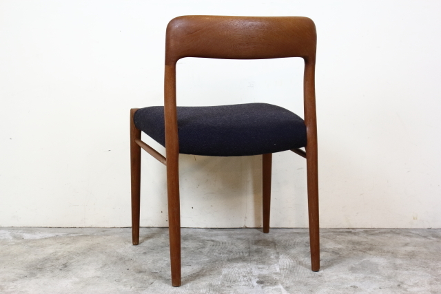 J.L.モラー（J.L.Moller） No.75 北欧 ダイニングチェア ネイビー