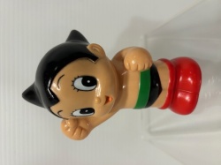 ユニバーサル証券☆鉄腕アトム☆ソフビ人形☆貯金箱 11．3cm 当時