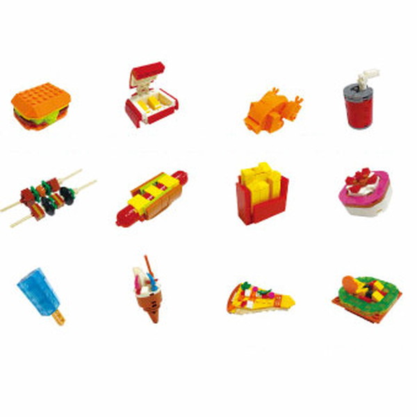 駄菓子 通販】ブロックコレクションファストフード 駄菓子・イベント