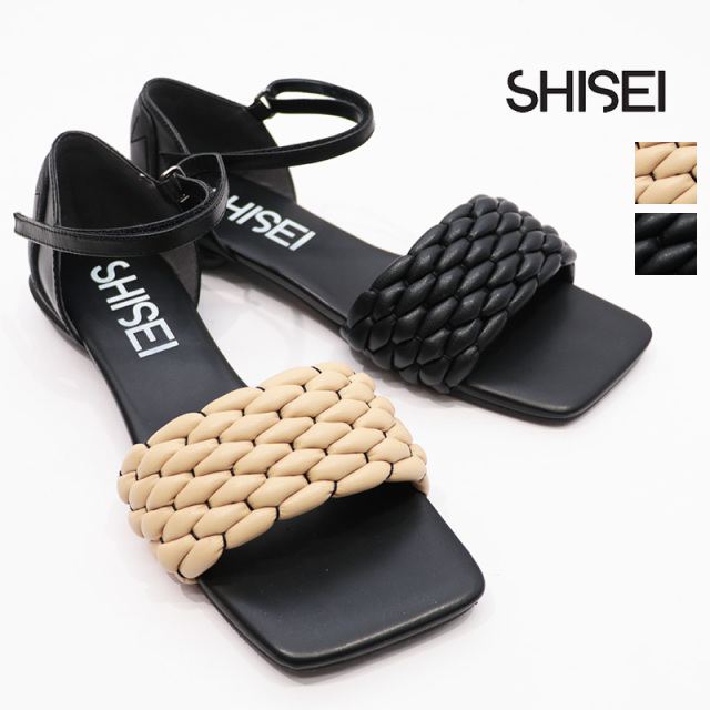 SHISEI シセイ 52034S メッシュフラットサンダル PADDED MESH SANDALS