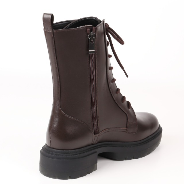 OUTLET】BARCLAY（バークレー）厚底レースアップブーツ チョコ