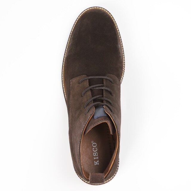 KISCO MEN'S（キスコ メンズ）スエードチャッカブーツ ブラウン
