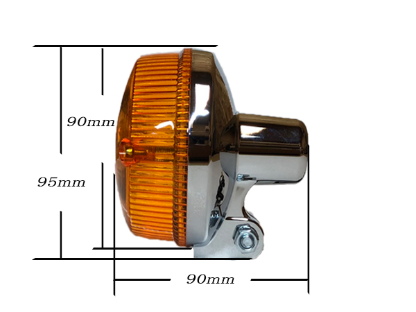 Z1 Z2 純正タイプ ウインカー アンバー ショートステー付 4個セット