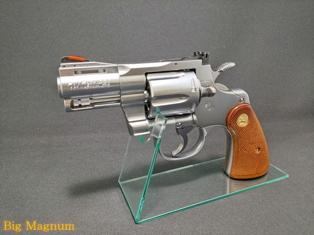 タナカ】 コルト パイソン .357Magnum 3inch R-model ステンレス