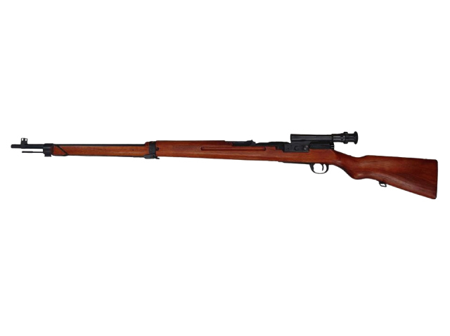 タナカ】 九七式狙撃銃 ブラック鬼胡桃銃床仕様 Ver2