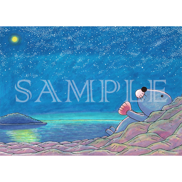 ぼのグッズのこと：いがらしみきお先生直筆サイン入りA3キャラファイン