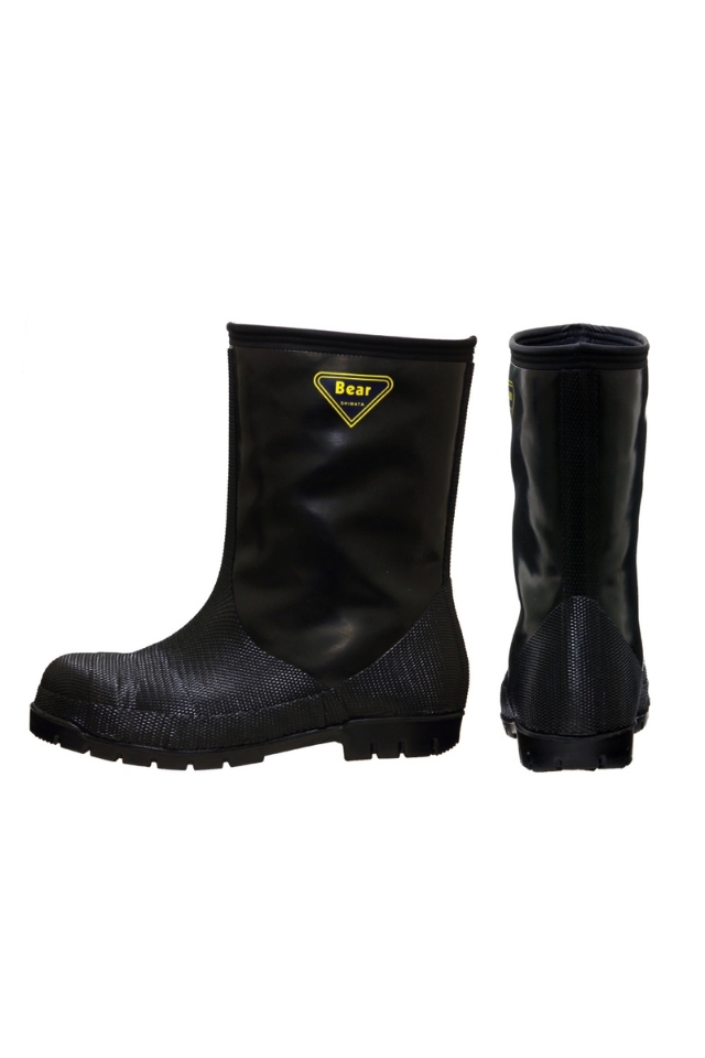 40℃対応 冷凍倉庫用防寒長靴NR041ブラック 日本製【シバタ工業】防寒靴