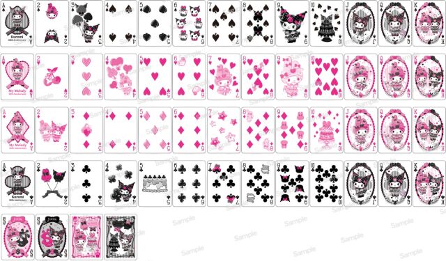 マイメロディ 50th バイスクルトランプ