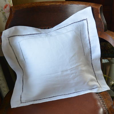 B1257 フランスアンティークリネンベビーピローケース/ミニクッション