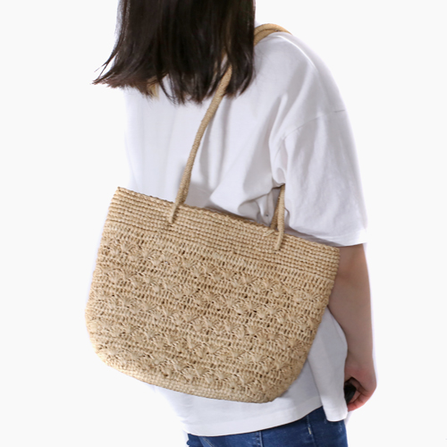 送料無料・消費税込】IVAHONA/イヴァオナ ラフィア かごバッグ