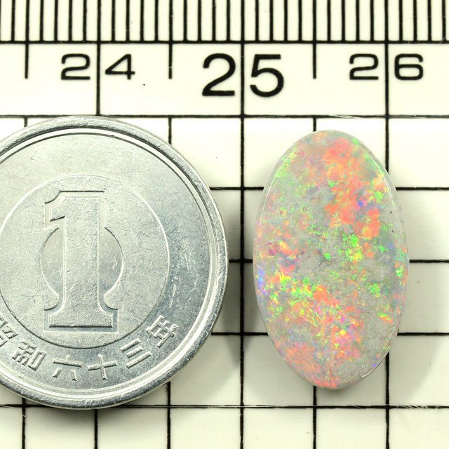 オパール ルース (裸石) 3.242ct 【 12月19日の誕生日石、10月の誕生石