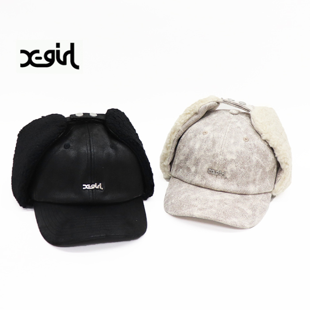 X-girl エックスガール DOG EAR BOA CAP X-girl ドッグイヤーキャップ
