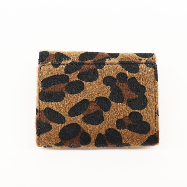 X-girl エックスガール ANIMAL PRINTED MINI WALLETl 三つ折り