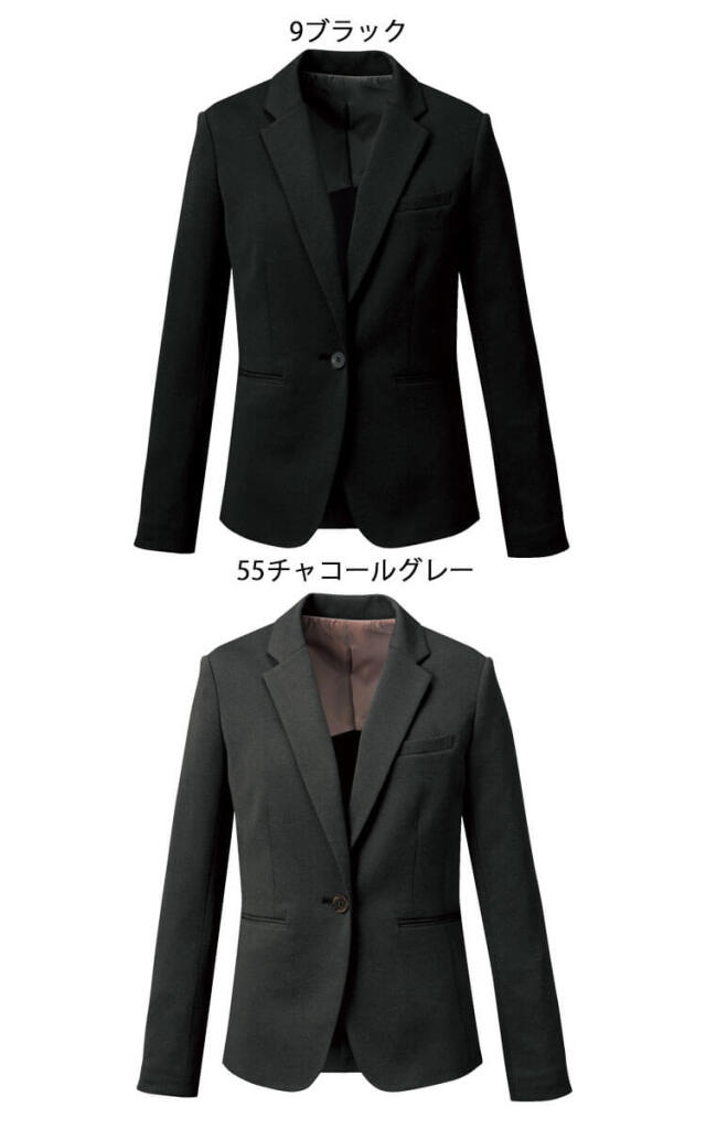 事務服 制服 オフィス FOLK フォーク ニットノーカラージャケット