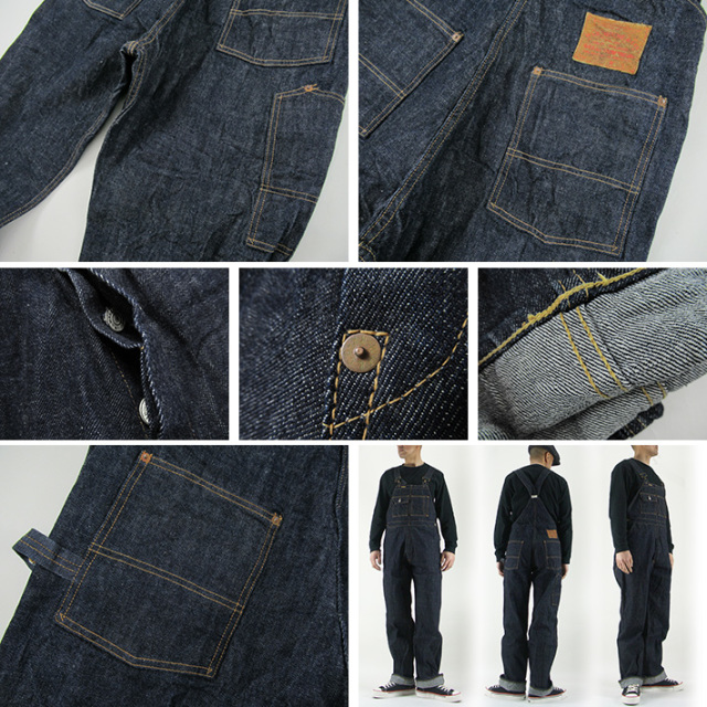 WAREHOUSE ウエアハウス ダックディガー DD-1006XX No.1 Denim Overall