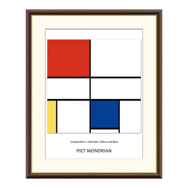 Piet Mondrian（ピエト モンドリアン）赤・黄・青のコンポジションC