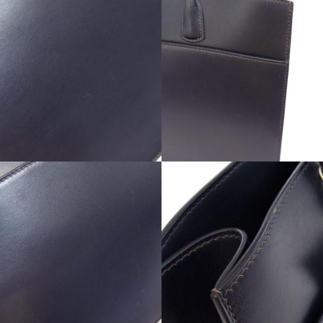 HERMES エルメス ホワイトバスPM ゴールド金具 ハンドバッグ ボックス