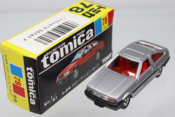 ミニカーショップ ケンボックス トミカ 黒箱☆78☆トヨタカローラ