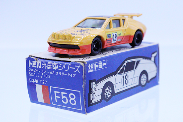 ミニカーショップ ケンボックス トミカ 青箱☆F58☆アルピーヌルノー