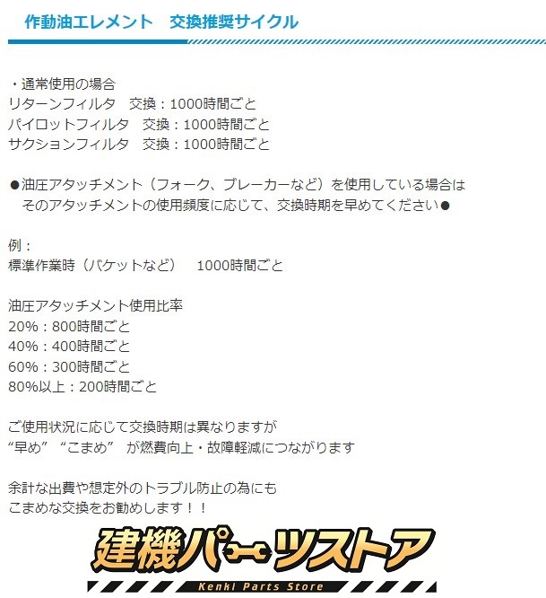 エレメント セット ヤンマー V3-7 【O-574 F-125 A-417AB H-603】