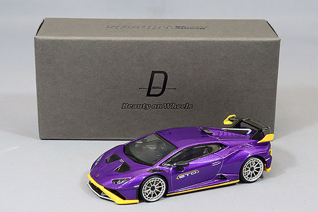 D MODEL 1/64 ランボルギーニ アヴェンタドール SVJ 63 ブルーエーギル