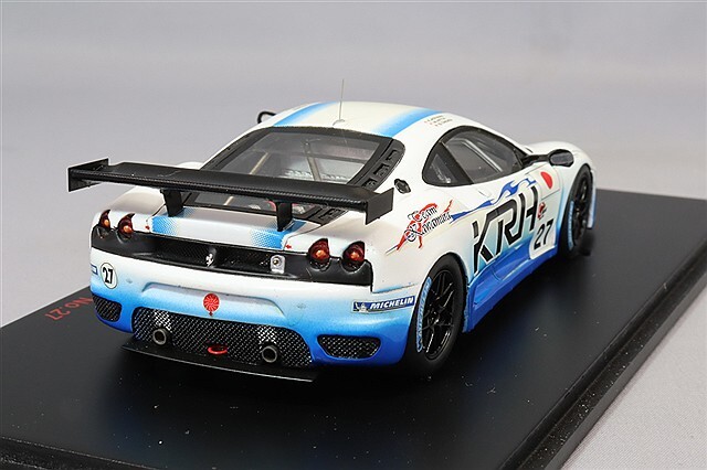 エブロ レッドライン製 1/43 KRH フェラーリ F430 2007 JLMC #27 青山