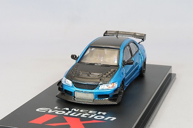 CMモデル 1/64 三菱 ランサー エボリューション IX メタリックブルー