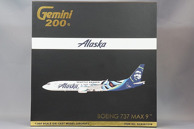 ジェミニ200 1/200 ボーイング 737 MAX 9 アラスカ航空 Seattle Kraken