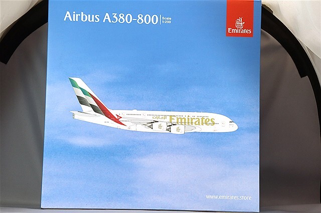 ジェミニ200 1/200 エアバス A380-800 エミレーツ航空 A6-EOH 新塗装